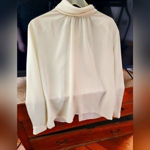 Cream Vintage Blouse